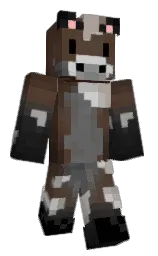 black and cod gray Minecraft skin — Classic model