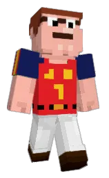 alizarin crimson and parsley Minecraft skin — Classic model