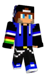 FoxExec's Minecraft skin wearing the MCC 15th Year cape