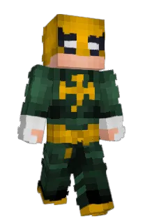 Front of SteelProtein's skin