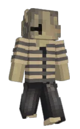fuscous gray and mongoose Minecraft skin — Slim model — first worn by unstable_day