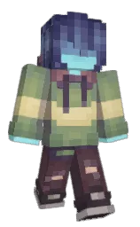 voodoo and battleship gray Minecraft skin — Slim model — first worn by dorksanctuary