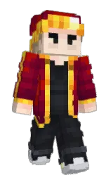 black rose and paprika Minecraft skin — Slim model — first worn by RedStellar404
