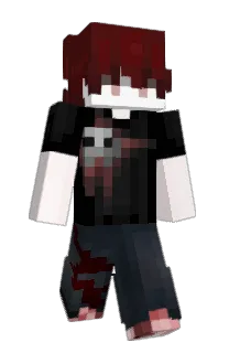 Front of Bloodhy's skin