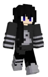 mine shaft and cod gray Minecraft skin — Slim model — first worn by Mayaroso