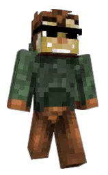 inkcy's Minecraft skin wearing the Pan cape