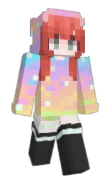 ship gray and chantilly Minecraft skin — Slim model — first worn by JadeGG_