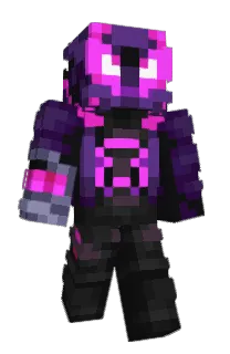Front of Cyperdaimond's skin