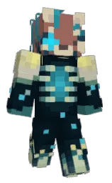 black pearl and toast Minecraft skin — Classic model — first worn by miccbo