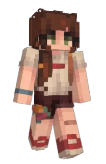 Front of Nixaria's skin