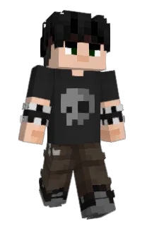 Front of Faidt's skin