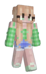 NNo_oah's Minecraft skin wearing the Aurora cape