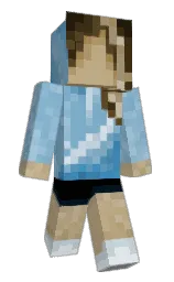 half baked and indian khaki Minecraft skin — Slim model