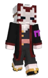 Milky142's Minecraft skin wearing the Pan cape