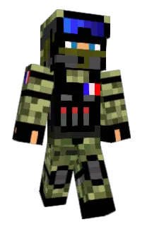 Front of Minecraft skin