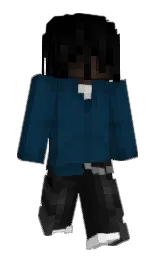 Odu's Minecraft skin wearing the Twisted cape