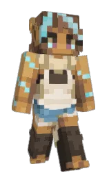 tussock and shingle fawn Minecraft skin — Slim model — first worn by GreenDesigner