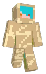 brandy and peach Minecraft skin — Classic model — first worn by zonbi_fu555