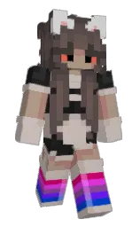tundora and silver rust Minecraft skin — Slim model
