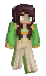 fruit salad and crater brown Minecraft skin — Slim model — first worn by haileysprinkle