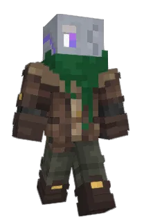 Front of babulaka's skin