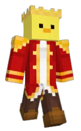 candy corn and totem pole Minecraft skin — Classic model — first worn by __Haribo_