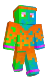 black and malachite Minecraft skin — Classic model — first worn by Kaffeente01
