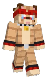 gold sand and peach yellow Minecraft skin — Classic model — first worn by al0n1