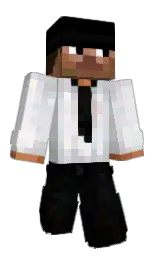 black and old copper Minecraft skin — Classic model