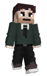outer space and cocoa brown Minecraft skin — Slim model — first worn by HMANN439