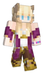 karry and gold sand Minecraft skin — Slim model — first worn by Xanderfell