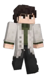 silver rust and westar Minecraft skin — Classic model — first worn by GrogusGroggins