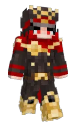 merlin and guardsman red Minecraft skin — Slim model — first worn by flamizy