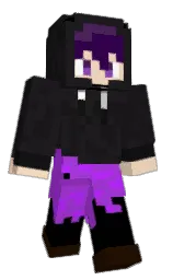 black and baltic sea Minecraft skin — Classic model