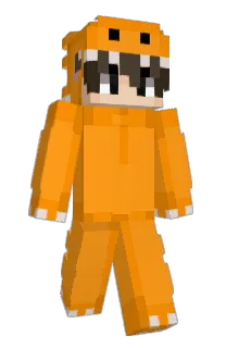 Front of Chluppy's skin