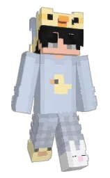 TinyBananas's Minecraft skin wearing the Migrator cape