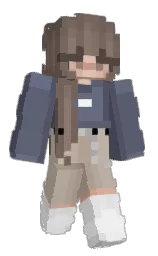 MissFreyaD's Minecraft skin wearing the Migrator cape