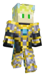 gold tips and sweet corn Minecraft skin — Classic model