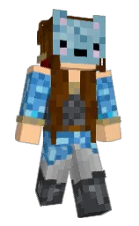 peach orange and indian tan Minecraft skin — Slim model — first worn by SachiBear