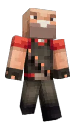 tamarillo and persian red Minecraft skin — Classic model