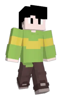 Front of Felpi's skin