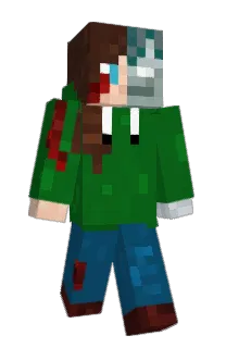 Front of BlizzardBlood's skin