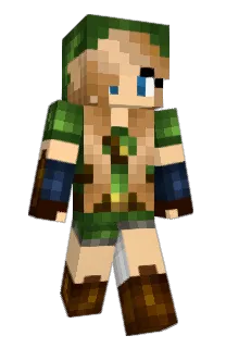 Front of Raumeo's skin