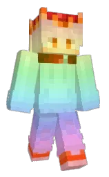 blizzard blue and perano Minecraft skin — Slim model — first worn by 4ktg