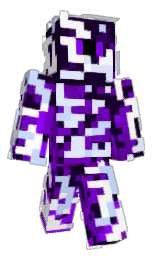 black russian and purple Minecraft skin — Classic model — first worn by ZamboniPepperoni