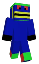 ultramarine and malachite Minecraft skin — Classic model — first worn by yuuki1994