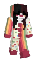 Rexiitarus's Minecraft skin wearing the Aurora cape