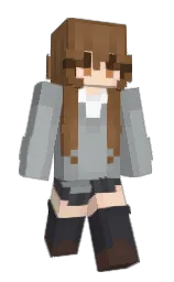 Aukr's Minecraft skin wearing the Migrator cape