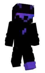 black and ebony Minecraft skin — Slim model