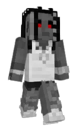 cod gray and black Minecraft skin — Slim model — first worn by Sixsongoku777